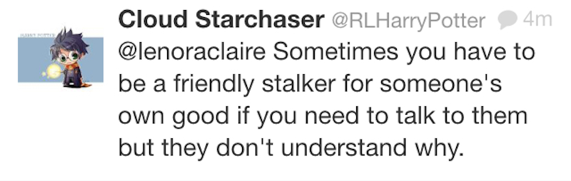 Illustration for article titled What Do You Do When a Notorious Celebrity Stalker Starts Stalking You?